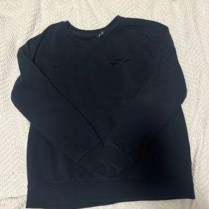 Lazy pants black crewneck sweater, US L